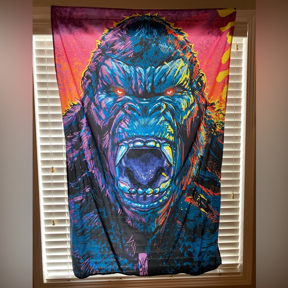 King Kong poster banner flag